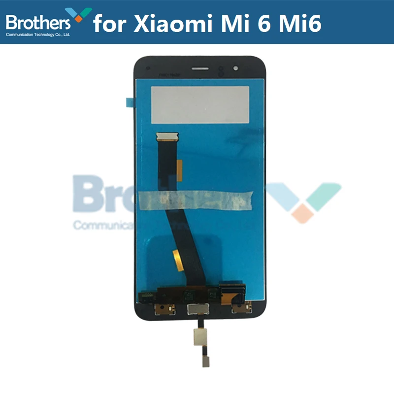 LCD Screen for Xiaomi Mi 6 LCD Display for Xiaomi 6 Mi6 With Fingerprint Frame Touch Screen Digitizer LCD Assembly Original 100% (6)
