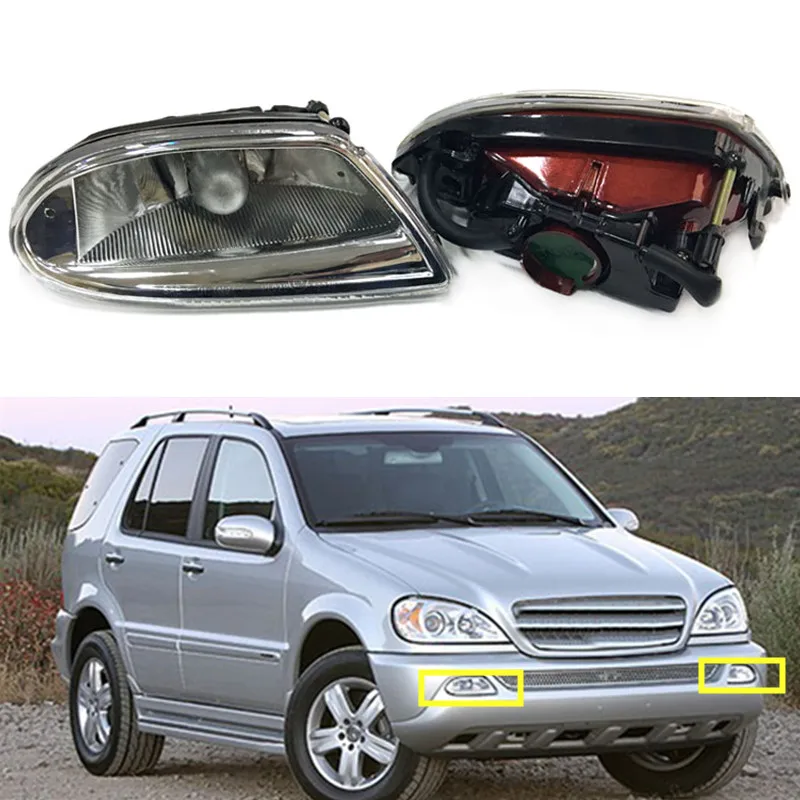 Rear Bumper Tow Hook Cover Right /& Left Set For Mercedes Benz W163 ML320 ML350