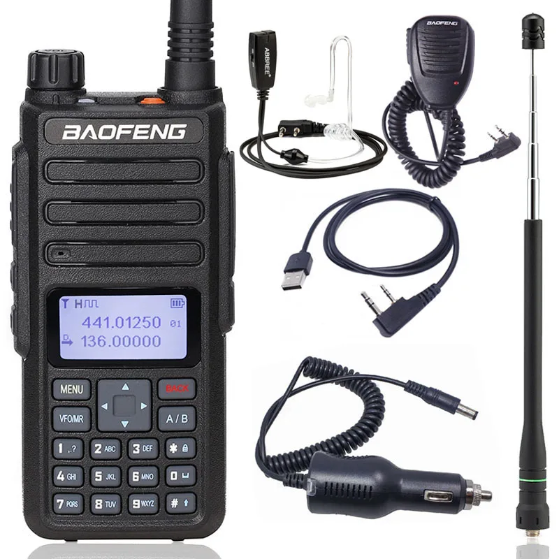 

Baofeng DM-1801 Digital walkie talkie tier 2 tier II Dual time slot DMR digital & Analog repeater mode DM-860 Ham Portable Radio