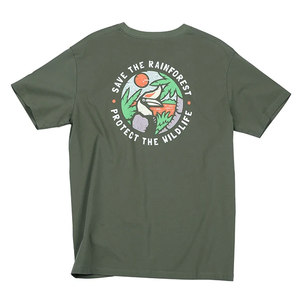 SIMWOOD, мужские футболки, модная брендовая уличная одежда, повседневные тонкие топы с мультяшным принтом, мужские хлопковые летние футболки, camiseta homme 190112 - Цвет: army green
