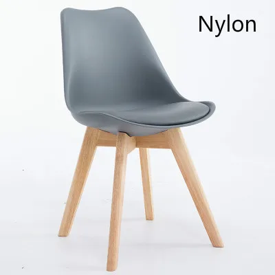 Современный дизайн обеденный стул из цельного дерева для отдыха современный простой спинкой креативный домашний кофейный стул - Цвет: 5