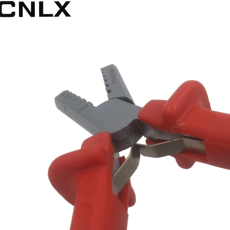 CNLX PZ-2152 обжимные плоскогубцы для изолированных и неизолированных наконечников 0,5-мм2 AWG 23-13 мини ручной обжимной инструмент плоскогубцы