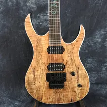 горячий продавать человека 6String коричневый Стеганая отделка Джексон электрическая гитара с Черное оборудования для продажи