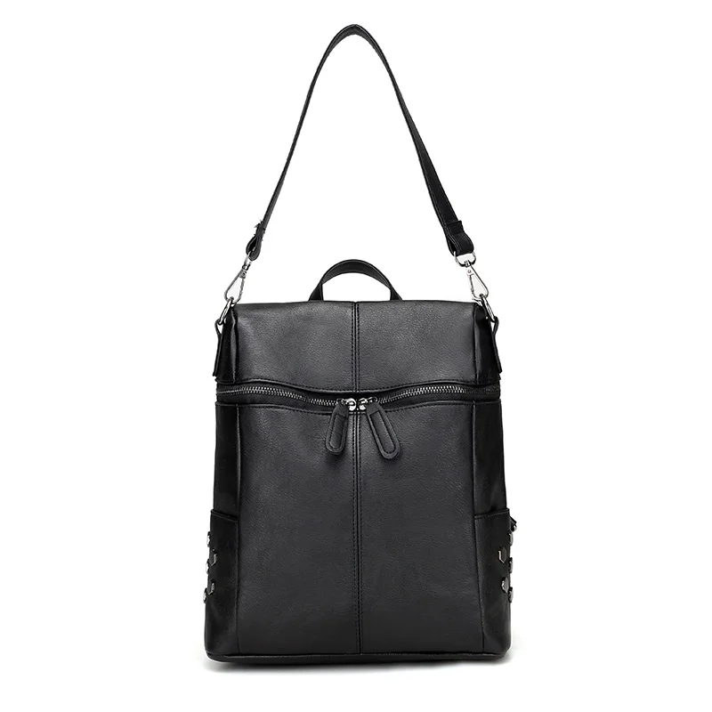 Женский рюкзак с заклепками из ПУ кожи|brand leather backpack|fashion backpackleather backpack |