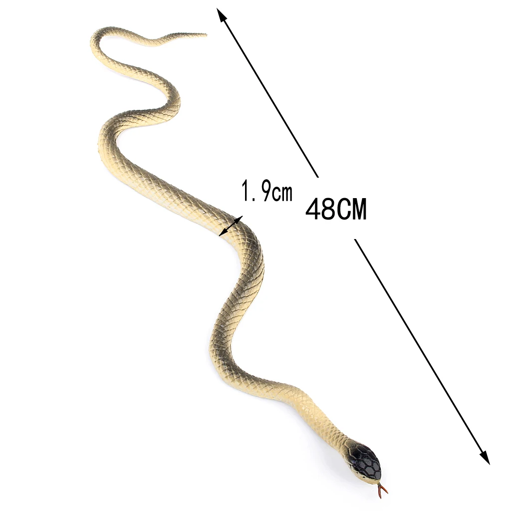 Realistic Rubber Fake Snake Wild Reptile Toy Garden Prop GAG Joke Prank Gift Realistic Rubber Fake Snake Wild Reptile Toy Garden Prop GAG Joke Prank Gift