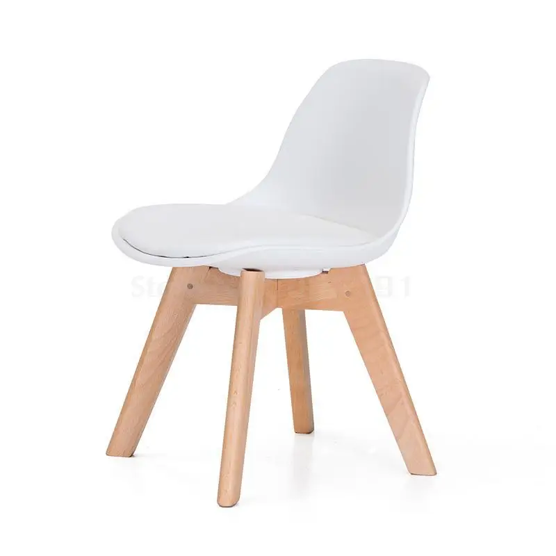 Children's Chair Solid Wood Student's Backrest Chair Household Small Chair Stand Writing Chair Kindergarten Learning - Цвет: Same as picture 1