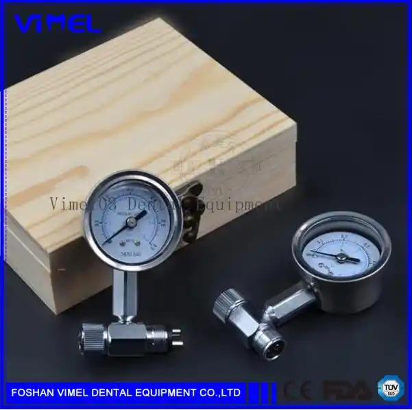 New Turbine Manometer For Dental Handpiece Pressure Gauge Test Air