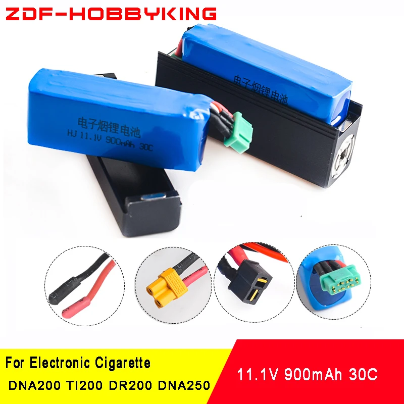 

High Quality Lipo Battery 11.1V 900mah 30C For DNA200 TI200 DR200 DNA250 Electronic Cigarette