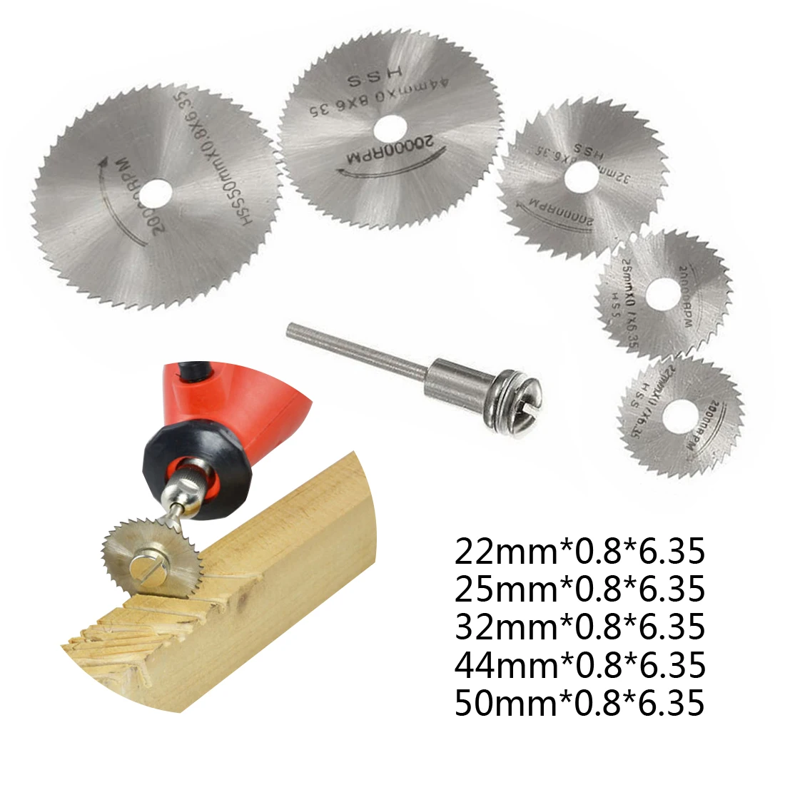 Coupe de Bois disque Outil Rotatif Lame outils de coupe pour bois
