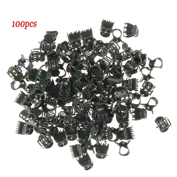 

100Pcs Plastic Flower Grow Upright Garden Tools Vines Stem Clips Stalks Mini Plant Support