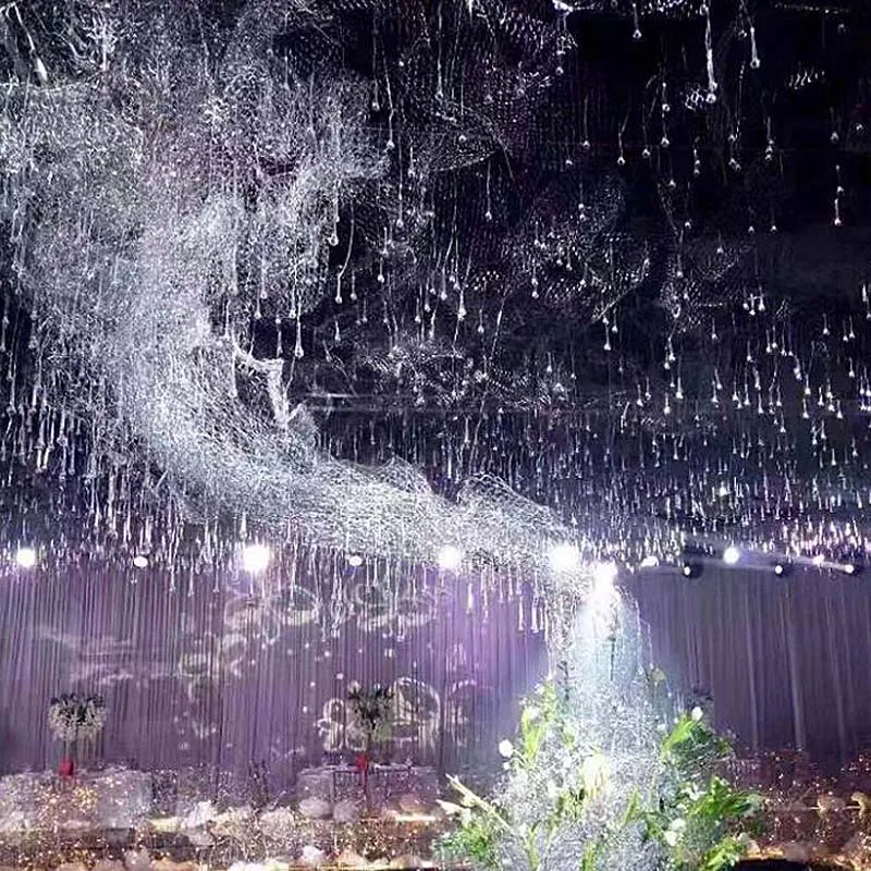 

50Pcs Wedding Party Acrylic Water Drops Pendant String Garland Chandelier Hanging Curtain Interior Decor Wholesale