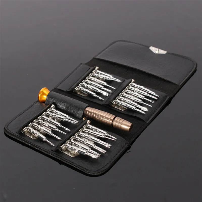 

Screwdriver Set 25 in 1 Multi-purpose Precision Screwdriver Wallet Set Repair Tools For PC Camera Phone Laptop Hand Tool New
