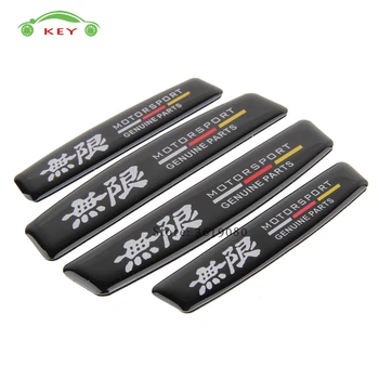 

Car Styling Auto Door Protection Bumper Strips Anti Scratch Stickers for Mugen Logo for Honda Accord CRV H-RV Civic Odyssey City