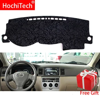 

Rose Pattern Non-slip Dashmat Dash Mat Dashboard Cover Pad Cover Carpet Car Sticker for Toyota corolla EX 2004-2011 Car Styling