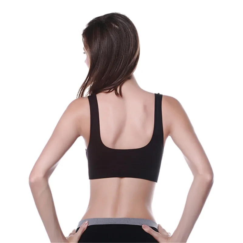 3 цвета удобный женский спортивный бюстгальтер для йоги фитнеса жилет спортзала