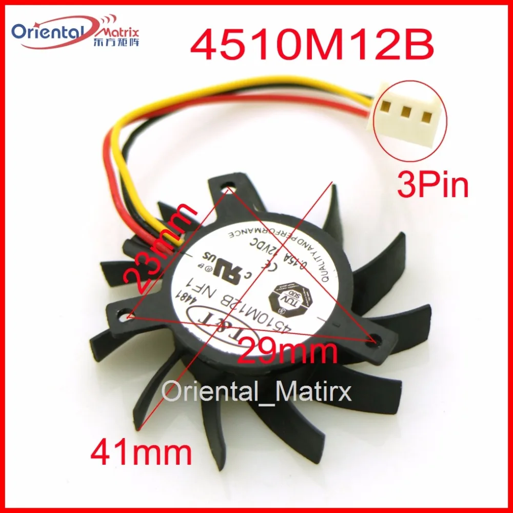 

Free Shipping 4510M12B NF12 DC 12V 0.15A 41mm EPIA-N800 Fan