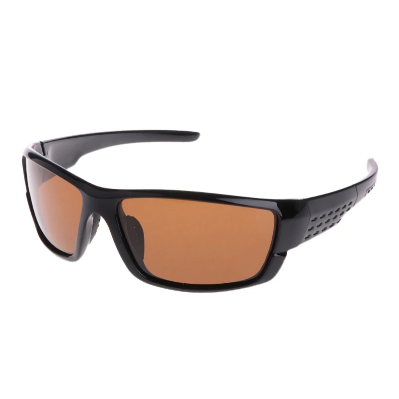 Поляризованные очки для рыбалки, рыбалки, велоспорта, поляризационные уличные очки, спортивные очки с защитой от уф400 лучей для мужчин, очки для рыбалки - Цвет: brown