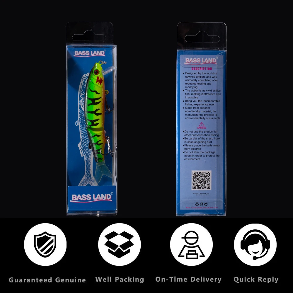 Hunthouse magallon 11.3 cm 13.7g jointed bait soft tail minnow lure noeby lure diving new products Promotion
