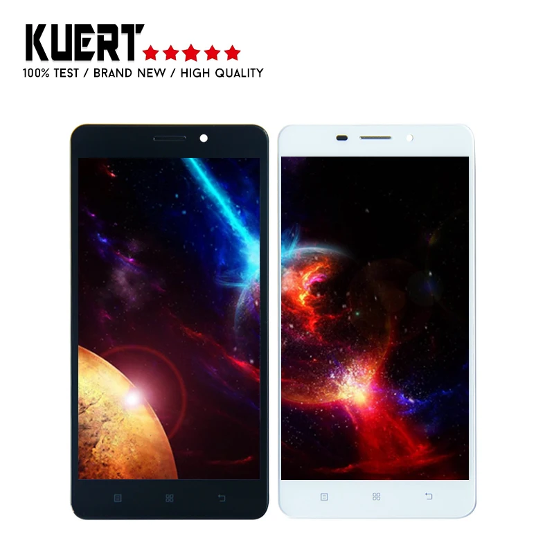

Free Shipping 5.5'' For Lenovo A5600 1280x720 Digitizer Touch Screen Lcd Display Assembly Replacement Parts With Frame