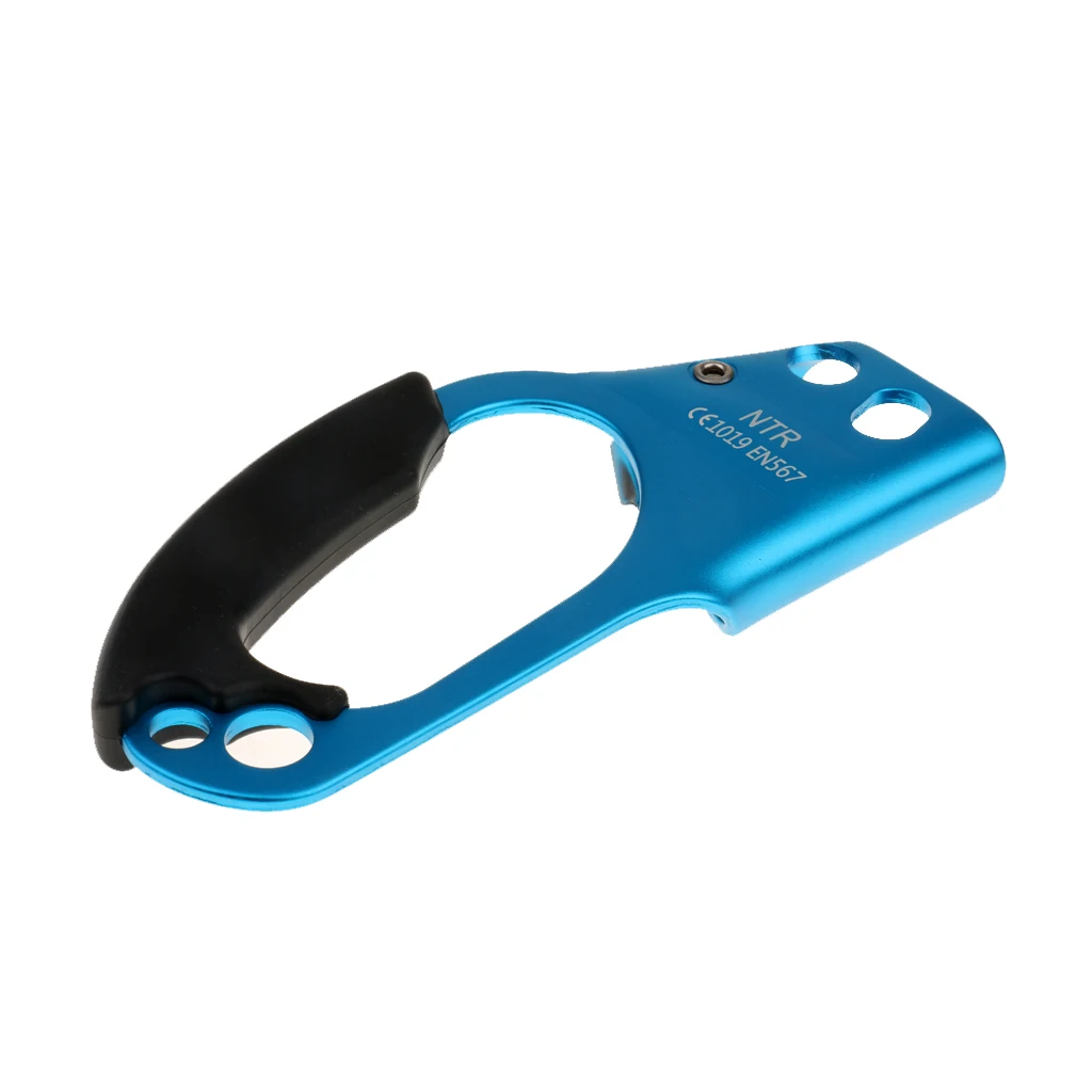 Right/Left Hand Ascender Rock Climbing Tree Arborist Rappelling Gear Equipment Rope Clamp for 8-12MM Rope for climbing hiking