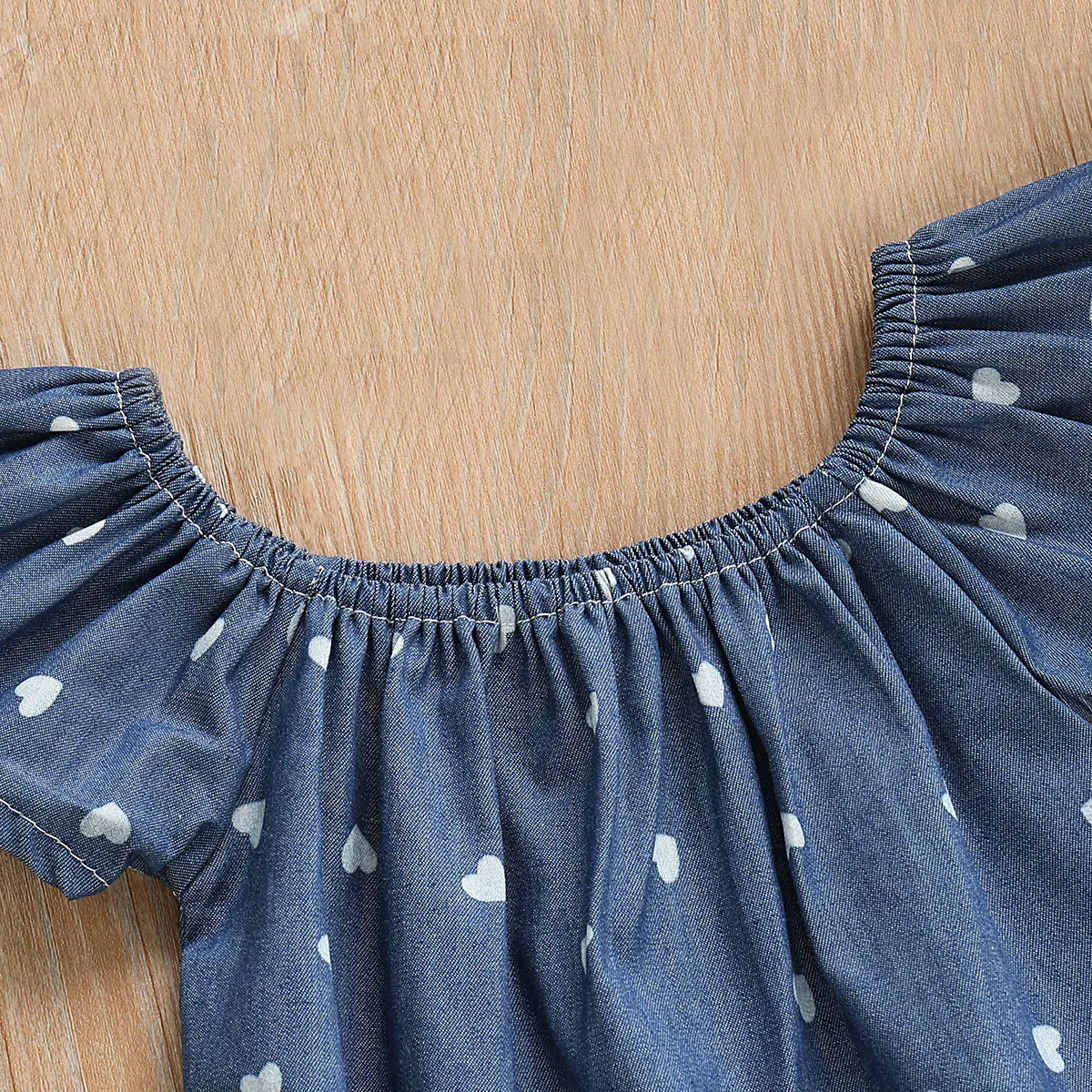 2019 طفلة الصيف ملابس الدنيم الأزرق القطن 2 قطعة وتتسابق رومبير مجموعة ملابس للطفل ملابس طفل الأطفال حديثي الولادة 2019 طفلة الصيف ملابس الدنيم الأزرق القطن 2 قطعة وتتسابق رومبير مجموعة ملابس للطفل ملابس طفل الأطفال حديثي الولادة