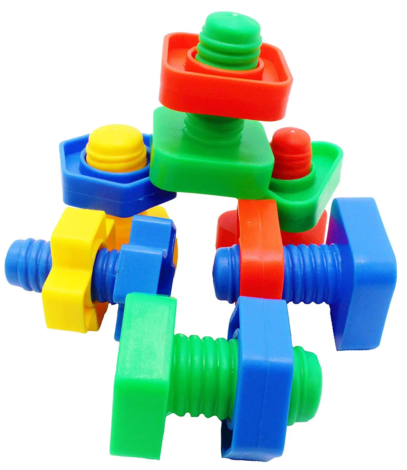 Jungle Beaks Bonka Bird Toys Huge Pack Nuts & Bolts Bird Toy Parts