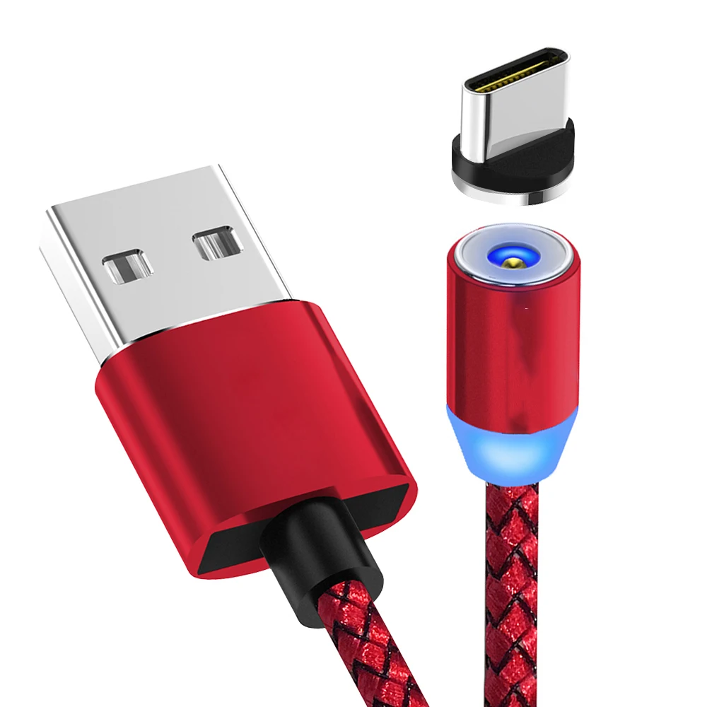 1 м 2 м Быстро Магнитный кабель Micro Тип usb C Зарядное устройство зарядки для iPhone 7 XS X XR samsung S8 магнит для Android телефонов usb кабель