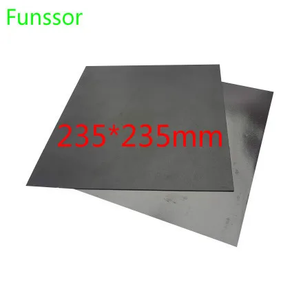 

235x235mm Magnetic Adhesive Print Bed Tape Print Sticker Surface Flex Plate black for Creality ENDER-3 Tevo Flash 3D Printer