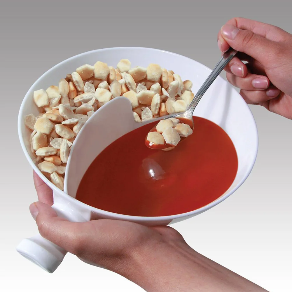 

Creative Handle Separated Bowl With Handle Home Isolated Bowl With Snack Separated Bowl Snack Bowl Cereal