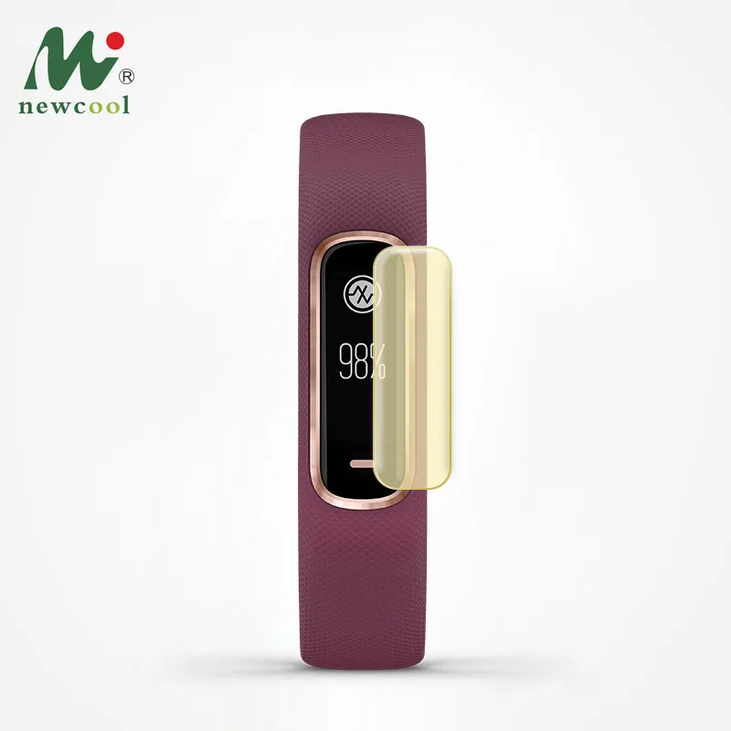 

2Pack Silicone Tpu Clear Protective Film for Garmin Vivosmart4 Vivosmart 4 Smart Wristband Anti-scratch Full Screen Protector