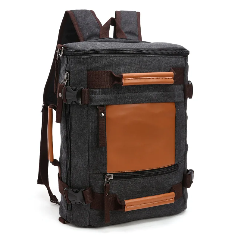 

Fashion 2017 New Unisex Bag Computer Handbag Casual Breathable Canvas Backpack Trekking Backpack Multi Use