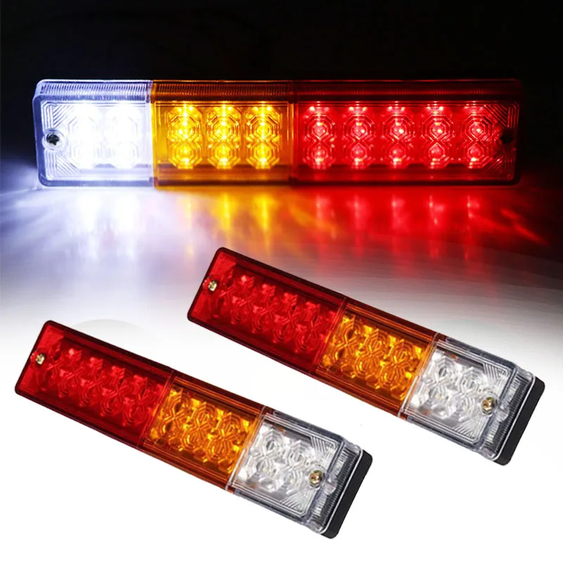 

2Pcs 20 LED Stop Rear Tail LED Light Turn Indiactor DC12V 24V Boat ATV Truck Car Trailer Lamp Trailer Signal Taillight
