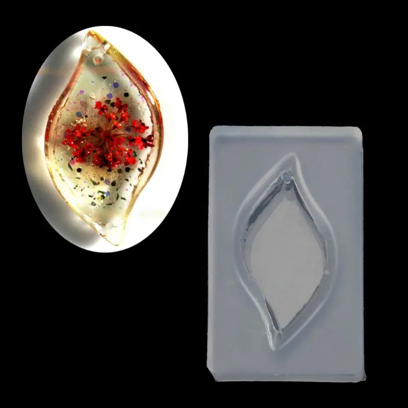 

Leaf Pendant DIY Silicone Mold Resin Casing Craft Jewelry Making Tools
