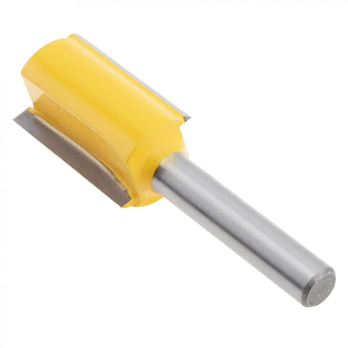 TORO 5 pcs 1/4'' Shank Straight Knife Trimming Machine Cutter & Yellow Dado Router Bit Set for Woodworking Trimming Cutter
