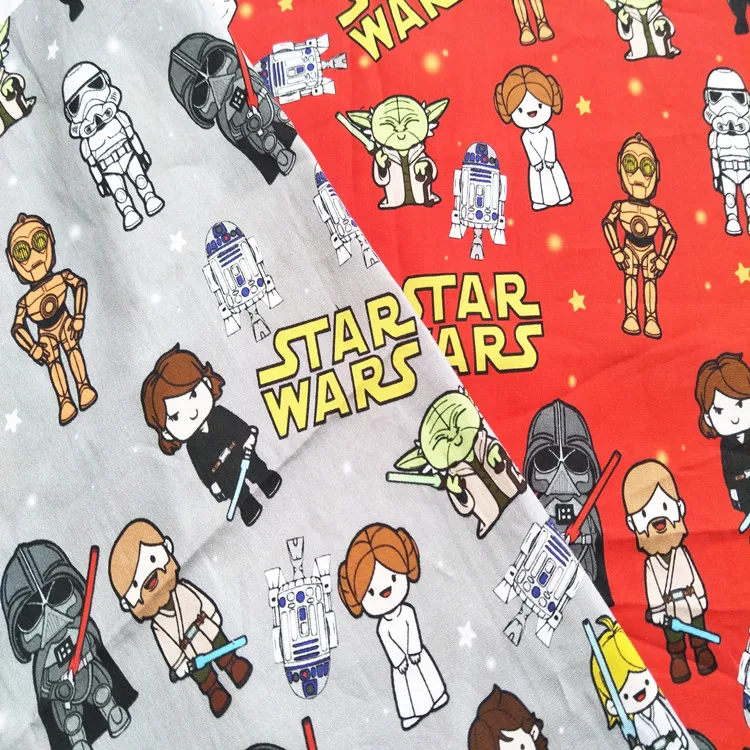 

50*148cm Star Wars Cotton Fabric Fat Quaters sewing baby Quilting Patchwork Fabric diy tecido tissue