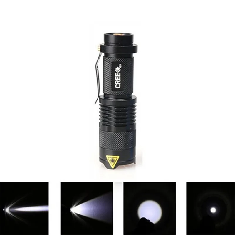 E SMARTER SK68 mini 14500 Flashlights AA battery power led flashlight