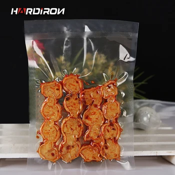 

0.16mm A level Vacuum Hot Seal Food Storage Bags Vacuum Packaging Pouches Clear Color Smooth Surface Plastic Food Vacuum Bags