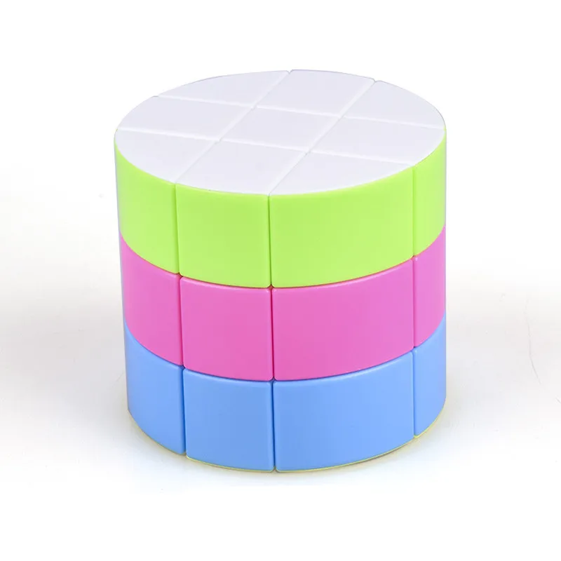 

Magic Colorful Cube of Cylinder Magic Anti-stress Cubic Educational Toys for Children Puzzles Cubes for Adults