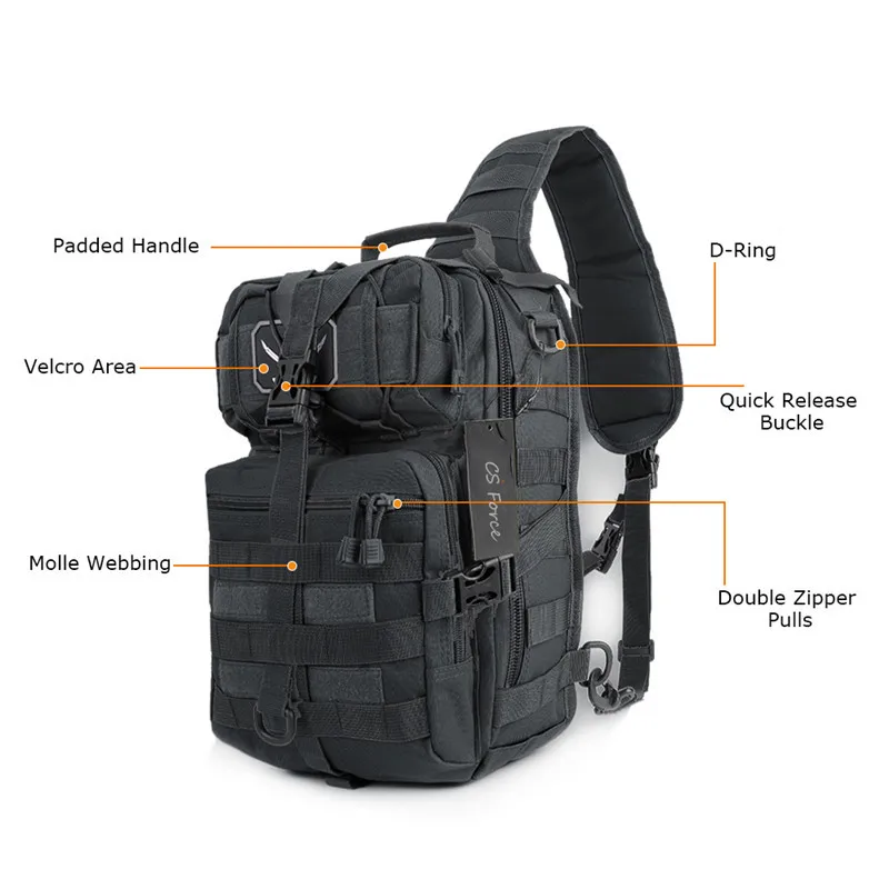 Online Military Tactical Assault Pack Rucksack Armee Molle Wasserdicht Schulter Taschen Kleine Rucksack für Outdoor Wandern Camping Jagd
