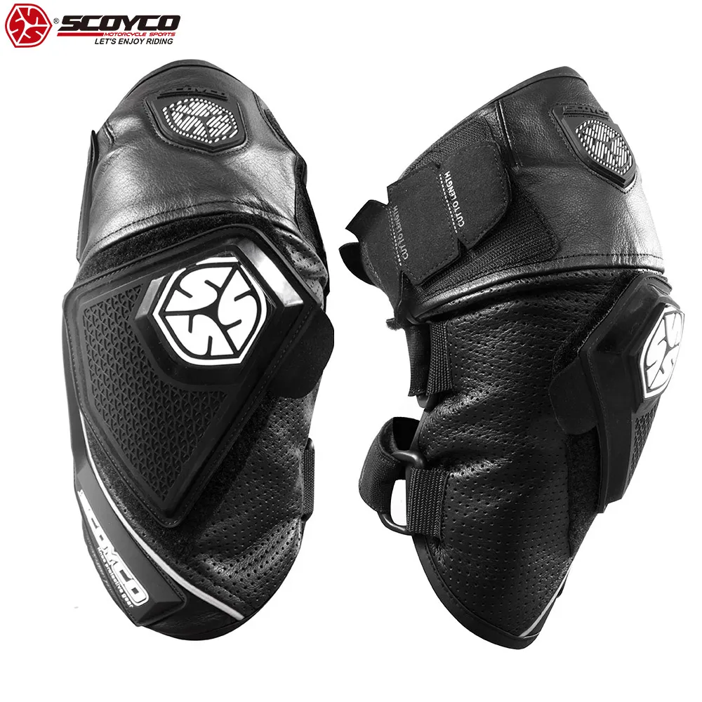 

SCOYCO Perforated Motorcycle Knee Guard Ventilate PP Shell Shockproof Cycling BMX Motorcycle Knee Protector Sports Knee Pads