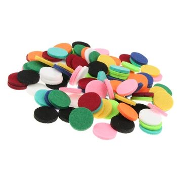 

Lot of 100 Washable Replacement Refill Pads for Stainless Steel Essential Oil Perfume Diffuser Necklace Locket Diffuser