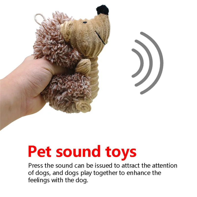 Dog Squeak Sound Toy Interactive Plush Dog Toys Pet Chew Toys for Samll