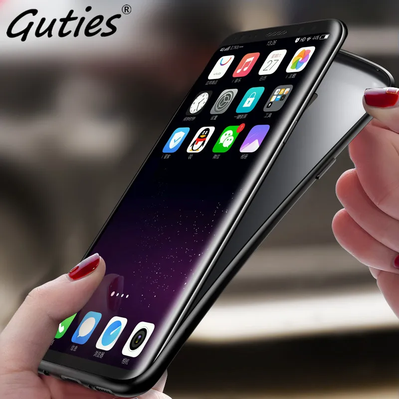 Guties для samsung Galaxy S8 S7 край мягкий чехол S9 плюс Чехол Оригинальный ультра тонкий