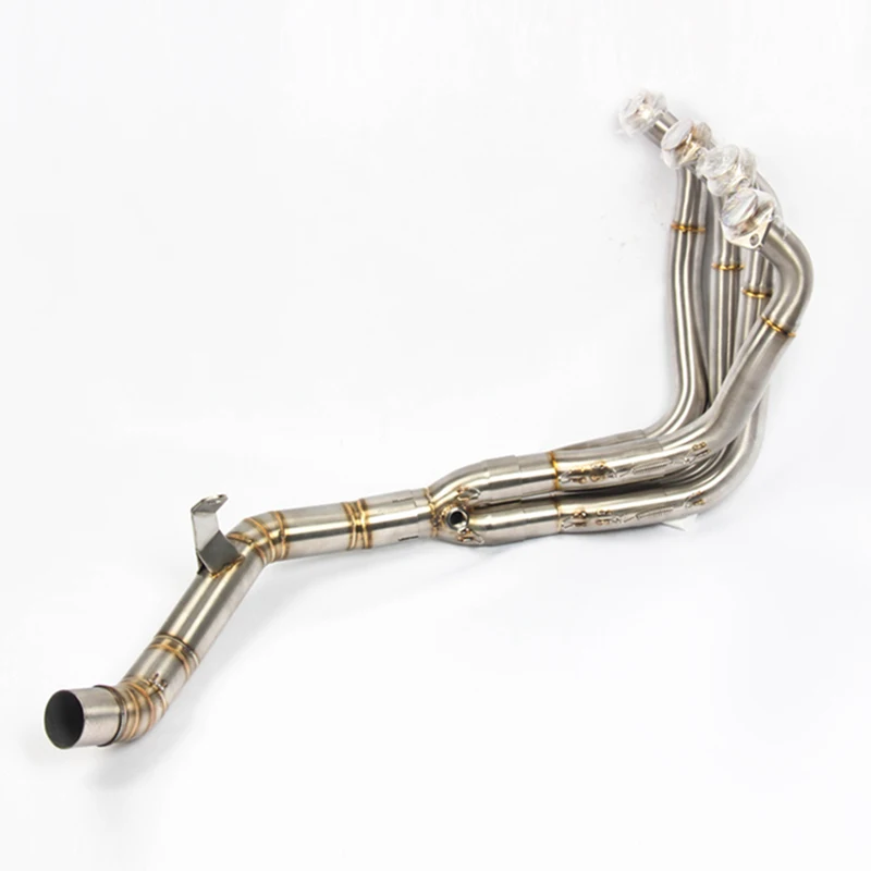 For Kawasaki Z900 Exhaust Pipe Muffler with Stainless Steel/Titanium Alloy Front Middle Set Link Pipe - - Racext 19