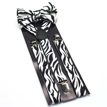 Бабочка галстук подтяжки для женщин комплект взрослых размеры для мужчин Щепка зажимы на тиранты милый стиль как рождествен