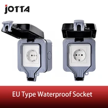 IP66 Открытый/ванная комната водонепроницаемый настенный выключатель Европейский стандарт розетки 16А/220-250 В
