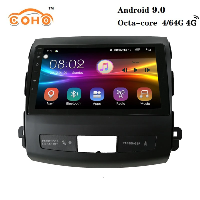 

Outlander Android 9.0 8-core 4+64G car navigatore android autoradio 1 din for Mitsubishi Outlander