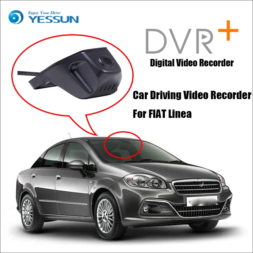 

YESSUN - For iPhone Android APP Control Function For FIAT Linea Car Front Dash Camera CAM / DVR Driving Video Recorder