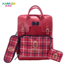 High-end Brand Package Children's School Bags Protection for Girls Boys Kids Bag Safety Light Bar Waterproof In Primary School south korean high school parachute kids in southern california