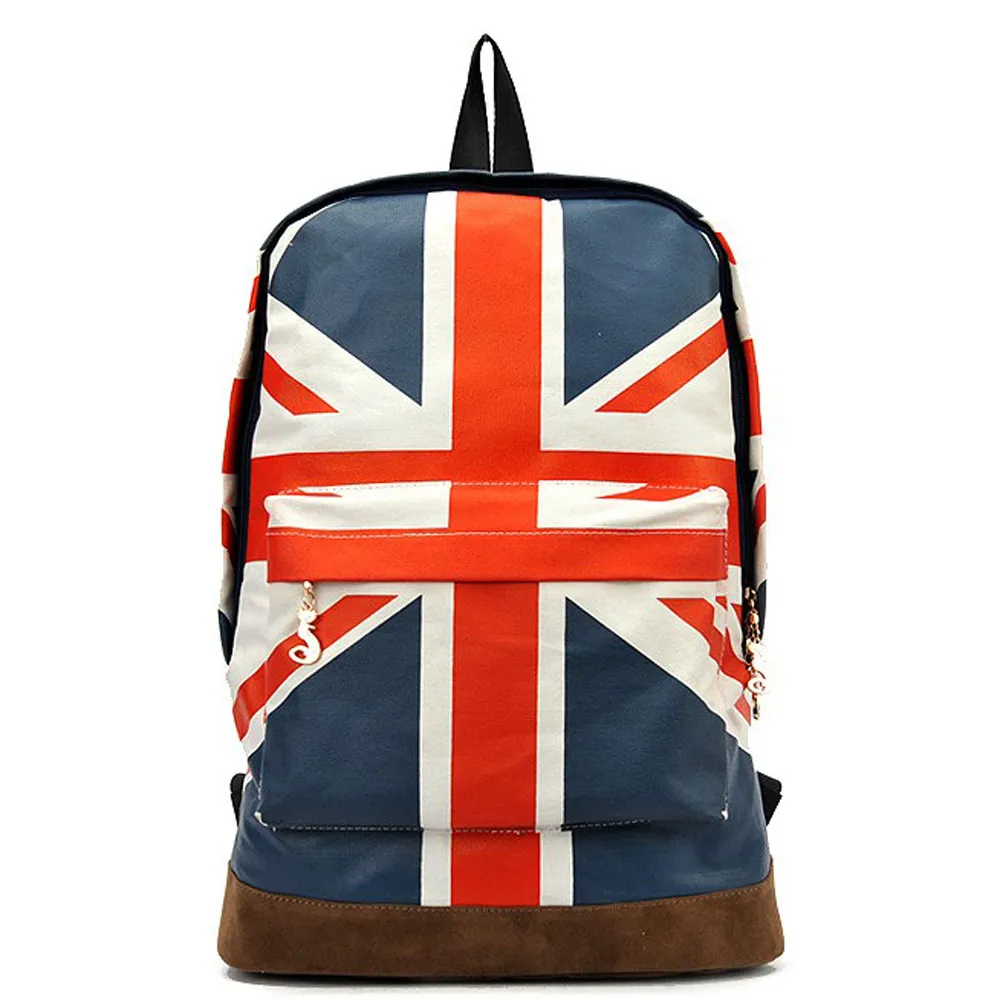 2017 New Fashion Casual Women Bag UK British Flag Union Jack Style